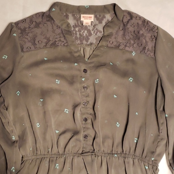 Mossimo sheer dress top sz-M - Picture 2 of 6